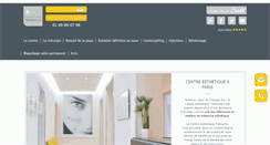 Desktop Screenshot of esthetique-tremoille.com